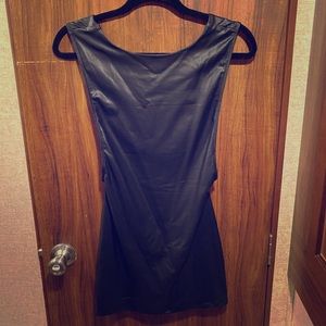 Very sexy, low back, little black dress